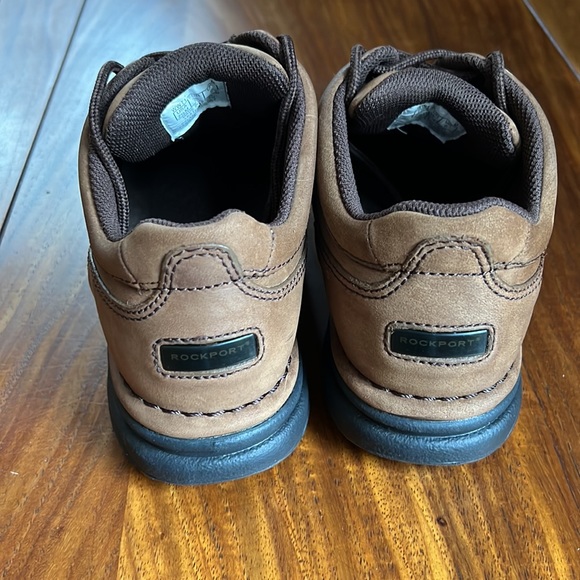 Rockport Prowalker Brown Leather Comfortable Walking Oxford Shoes - Picture 4 of 12